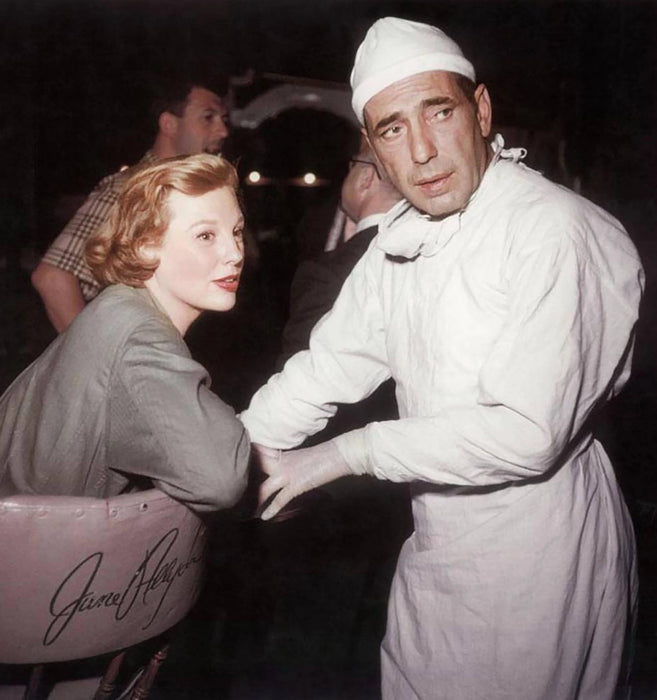 "June Allyson And Humphrey Bogart, Color" by Frank Worth