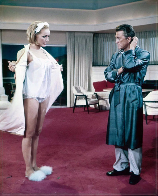 “Kirk Douglas In Bedroom, Color” by Frank Worth