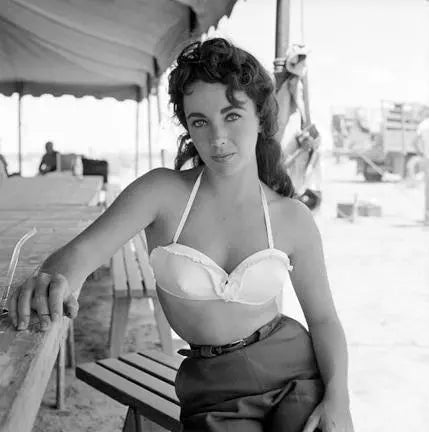 "Liz Taylor Classic On Set Of GIANT #3" by Frank Worth