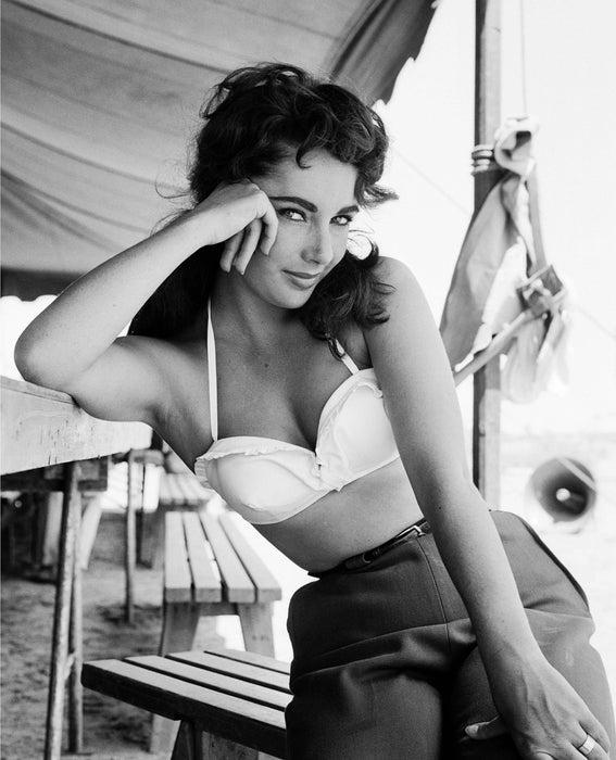 “Liz Taylor Classic On Set Of GIANT” by Frank Worth