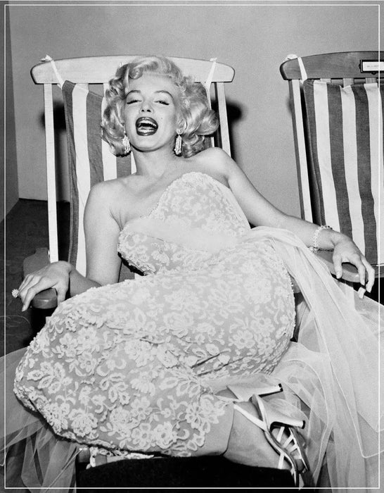 “Marilyn Monroe In Deckchair” by Frank Worth