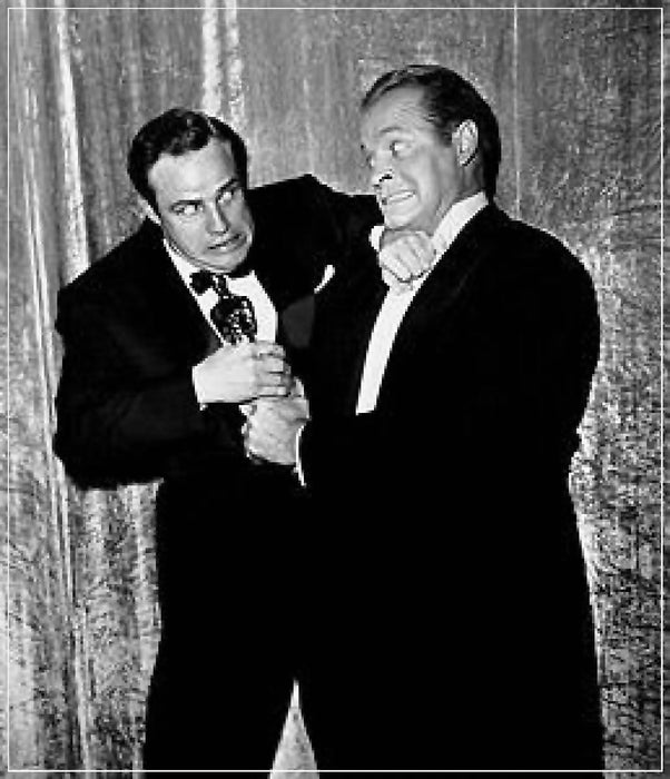 “Marlon Brando And Bob Hope With Oscar” by Frank Worth