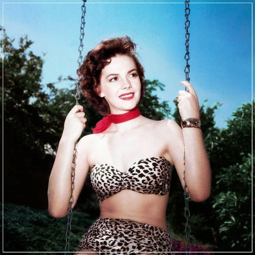 “Natalie Wood In Swing, Color” by Frank Worth