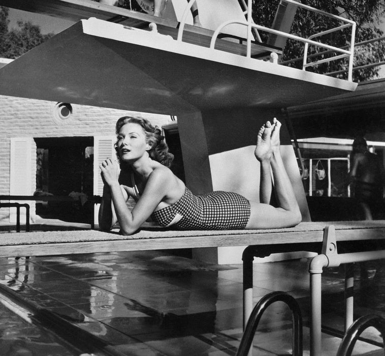 “Rhonda Fleming On Diving Board” by Frank Worth