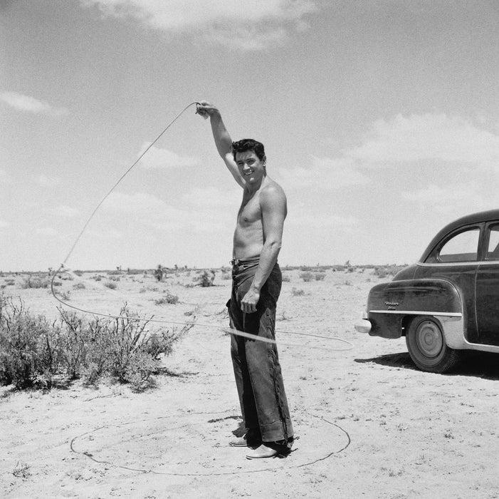 “Rock Hudson With Lasso" by Frank Worth