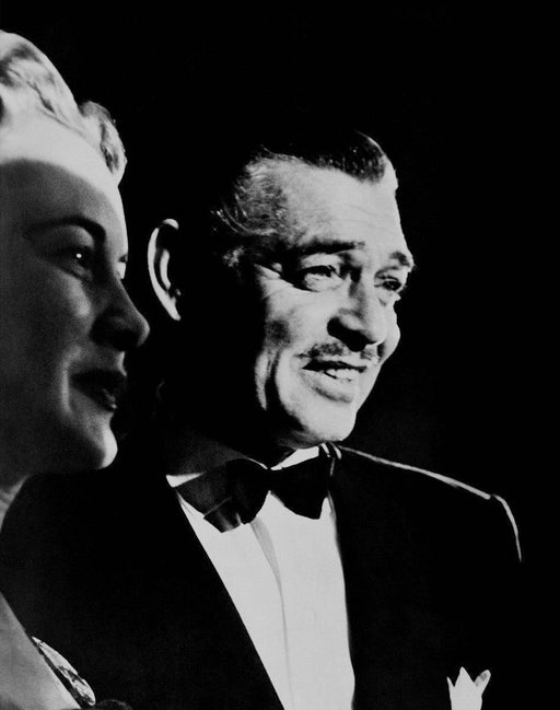 "Clark Gable with Wife at 27th Academy Awards 1954" by Frank Worth