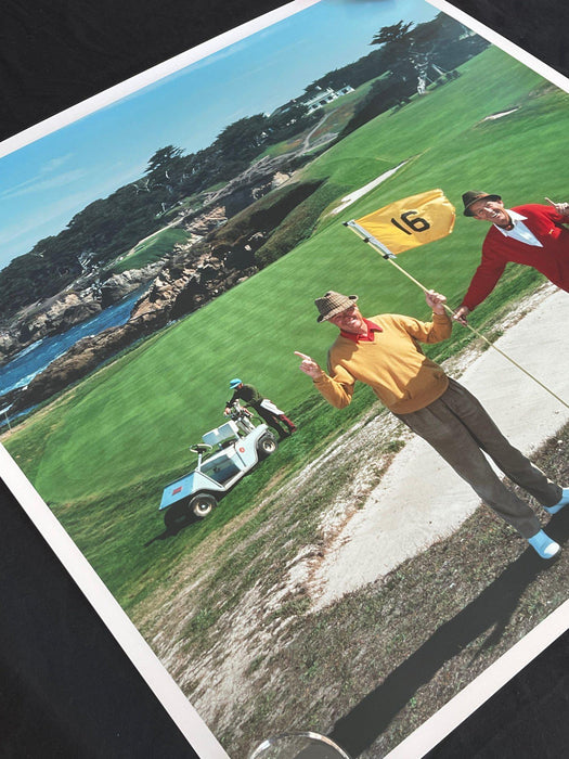 "Golfing Pals" by Slim Aarons 24x24 Framed Getty Images C-Print - Slim Aarons