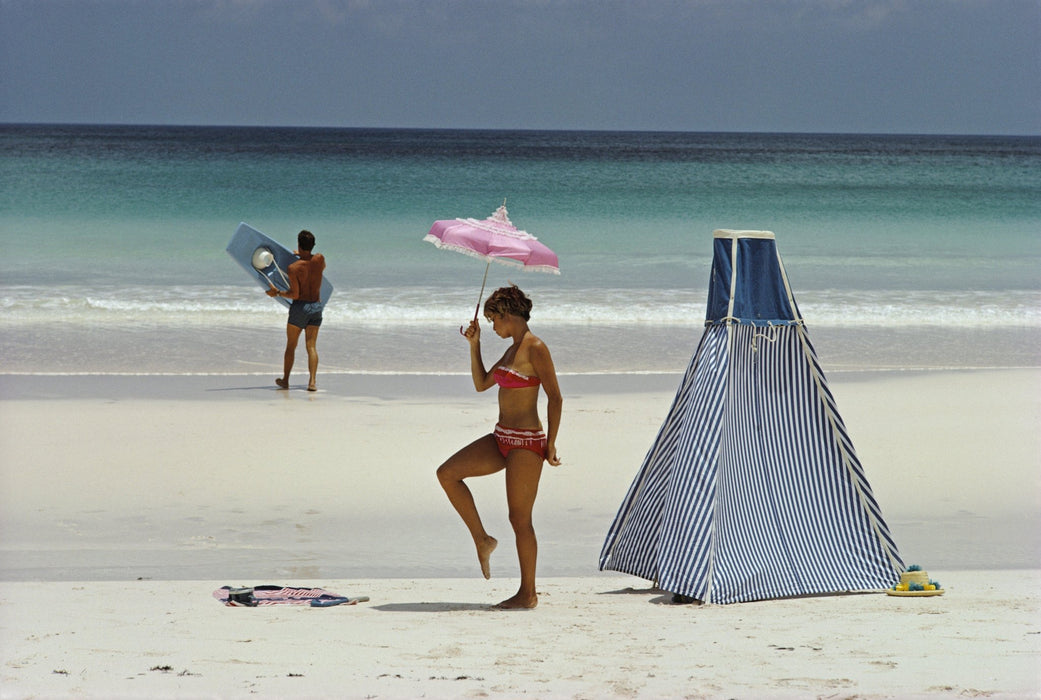 "Harbour Island, Bahamas" 20x30 Perspex Acrylic Getty Images Collection by Slim Aarons Photography.