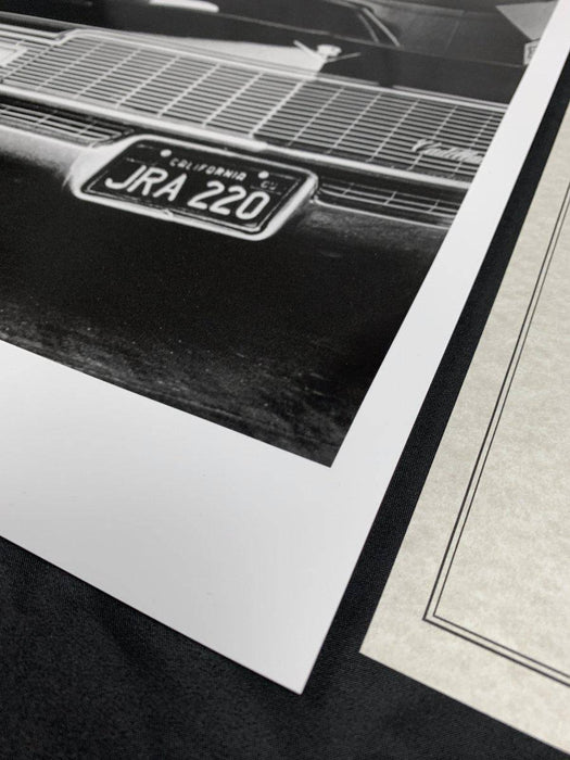 "Cadillac Hollywood, 1976" 16x20 Vintage Silver Gelatin Print by Helmut Newton