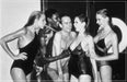 "Jerry Hall Spitting, 1978" 16x20 Vintage Silver Gelatin Print by Helmut Newton