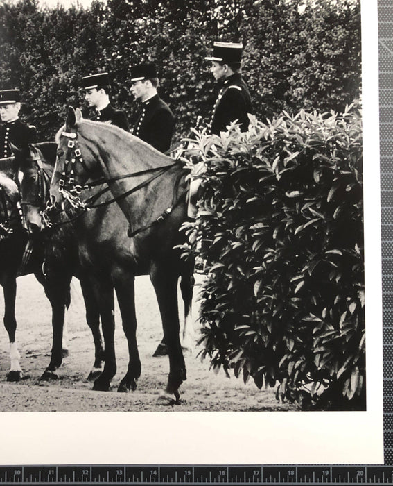 "Le Cadre Noir De Saumur, France 1980" 16x20 Vintage Silver Gelatin Print by Helmut Newton Photography