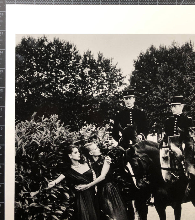 "Le Cadre Noir De Saumur, France 1980" 16x20 Vintage Silver Gelatin Print by Helmut Newton Photography