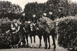 "Le Cadre Noir De Saumur, Le Cadre Noir, 1985" 16x20 Vintage Silver Gelatin Print by Helmut Newton