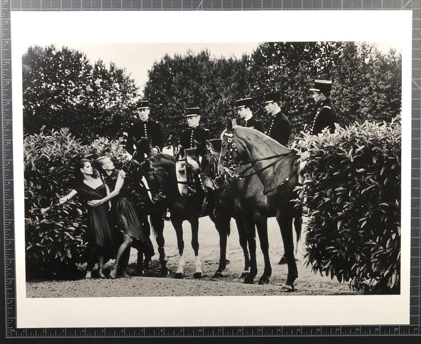 "Le Cadre Noir De Saumur, France 1980" 16x20 Vintage Silver Gelatin Print by Helmut Newton Photography