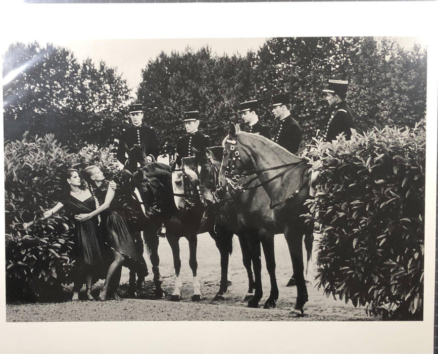 "Le Cadre Noir De Saumur, France 1980" 16x20 Vintage Silver Gelatin Print by Helmut Newton Photography