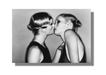 "Two Models Kissing In My Studio" 16x20 Vintage Silver Gelatin by Helmut Newton Photography