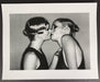 "Two Models Kissing In My Studio" 16x20 Vintage Silver Gelatin by Helmut Newton Photography