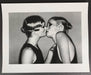 "Two Models Kissing In My Studio" 16x20 Vintage Silver Gelatin by Helmut Newton Photography