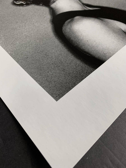 "Two Models Kissing In My Studio" 16x20 Vintage Silver Gelatin by Helmut Newton Photography