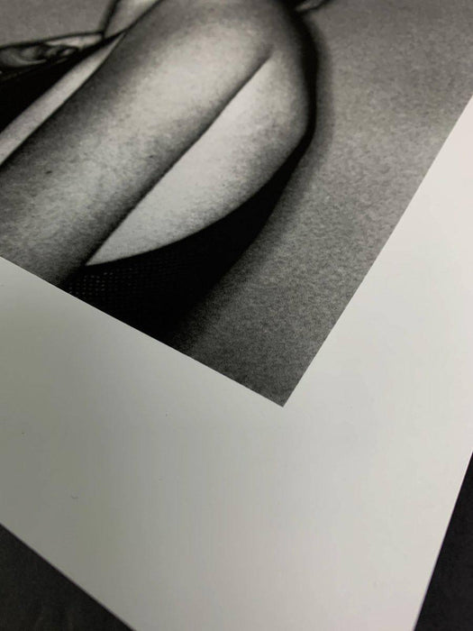 "Two Models Kissing In My Studio" 16x20 Vintage Silver Gelatin by Helmut Newton Photography
