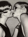 "Two Models Kissing In My Studio" 16x20 Vintage Silver Gelatin by Helmut Newton Photography