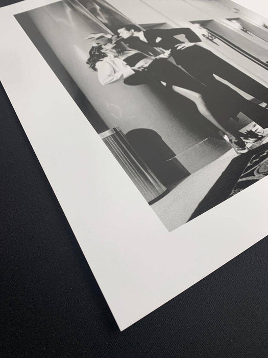 "Woman Into Man" 16x20 Vintage Silver Gelatin Print by Helmut Newton Photography-16x20 Vintage Silver Gelatin Print-Helmut Newton-Global Images Helmut Newton Photography