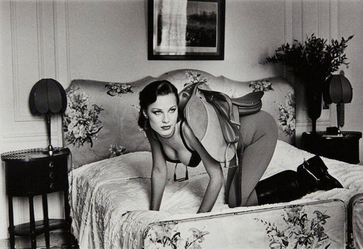 "Saddle I, Paris 1976" by Helmut Newton 20x24 Framed Vintage Silver Gelatin Print