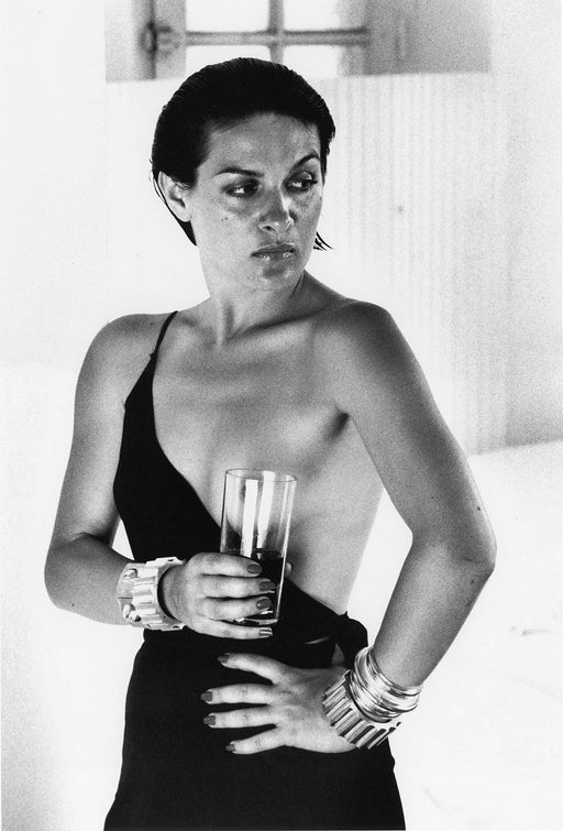 "Paloma Picasso, Saint Tropez 1973" 20x24 Vintage Silver Gelatin Print by Helmut Newton