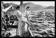 "Winnie On Deck Cannes, 1975" 20x24 Vintage Silver Gelatin by Helmut Newton Photography