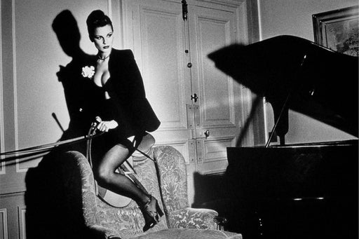 "Saddle II, Paris 1976" 20x24 Vintage Silver Gelatin Print by Helmut Newton-20x24 Vintage Silver Gelatin-Helmut Newton-Global Images Helmut Newton Photography