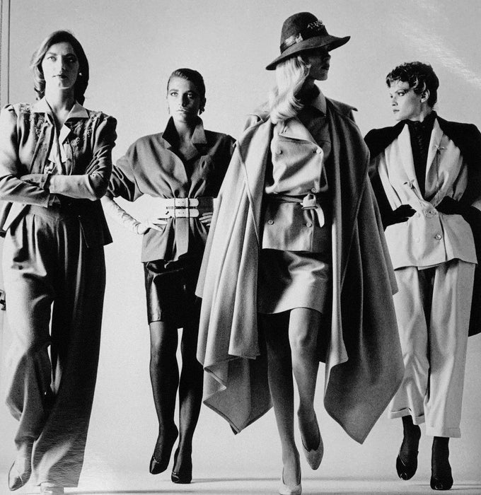 Sie Kommen, Paris, 1981 (Dressed) 20x24 Vintage Silver Gelatin by Helmut Newton Photography