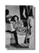 "Woman Examining Man, St. Tropez 1975" 20x24 Vintage Silver Gelatin Print by Helmut Newton Photography