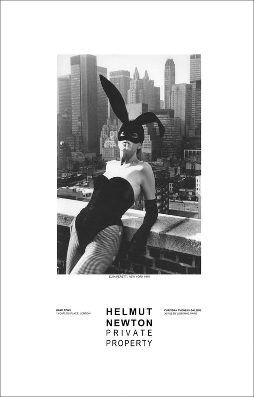 "Elsa Peretti II, New York 1975" Vintage Poster by Helmut Newton