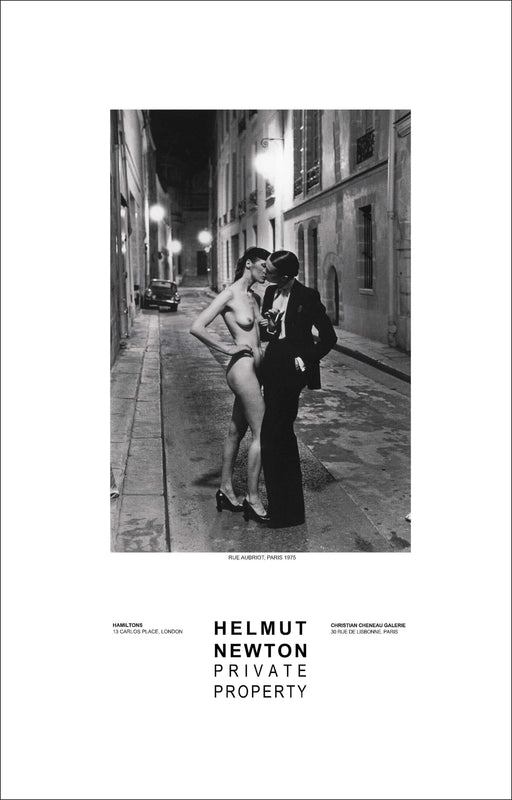 "Rue Aubriot II, Paris 1975" Vintage Poster by Helmut Newton