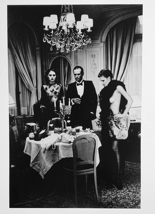 "After Dinner Paris" Vintage Silver Gelatin Print by Helmut Newton Photography Helmut Newton 