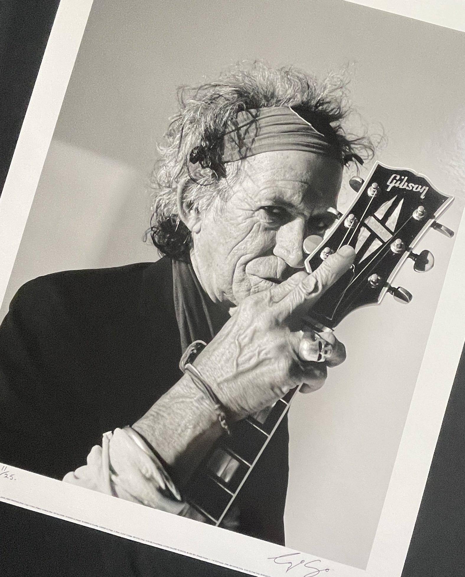 "Kieth Richards, 2008" by Lorenzo Agius Photography Fine Art Print