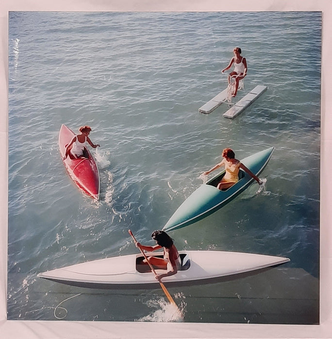 "Lake Tahoe Trip" 36x36 Perspex Acrylic Getty Images Collection by Slim Aarons Photography.