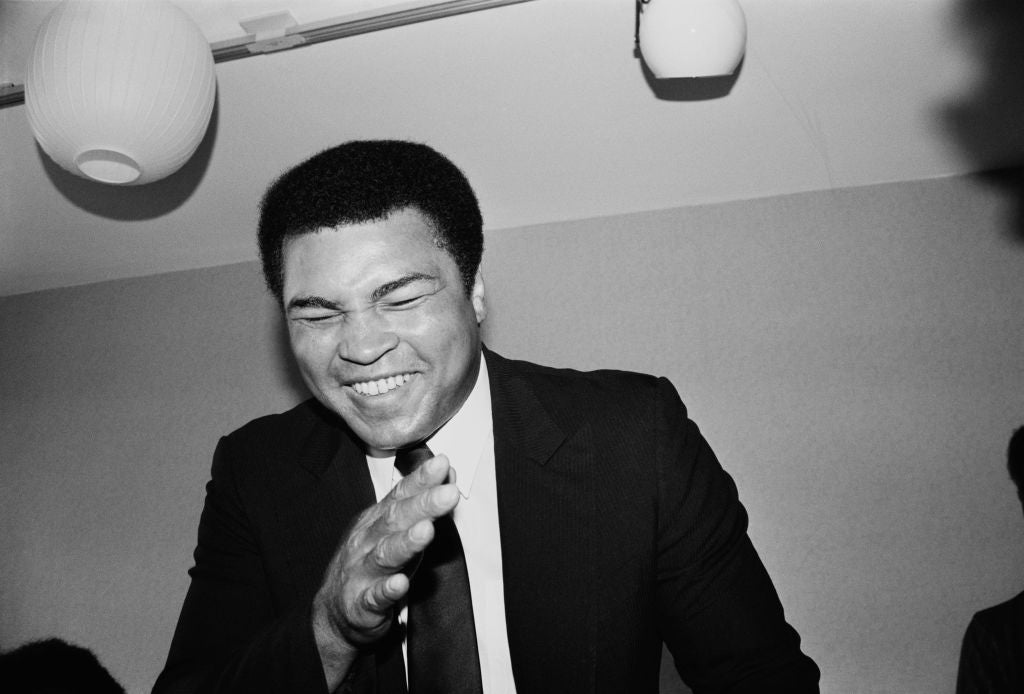 Muhammad Ali Laughing - Getty Images