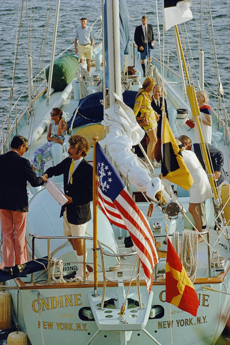 "Party in Bermuda" Estate Stamped Limited Edition Getty Images by Slim Aarons (Inquire for Price) - Slim Aarons