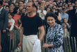 "Royal Winner, Prince Philip and Queen Elizabeth" by Slim Aarons 30x40 Framed Getty Images C-print - Slim Aarons