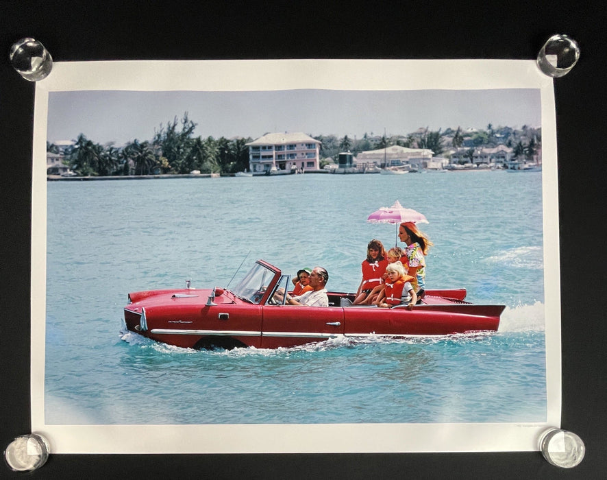 "Sea Drive" by Slim Aarons 30x40 Framed Getty Images C-Print - Slim Aarons