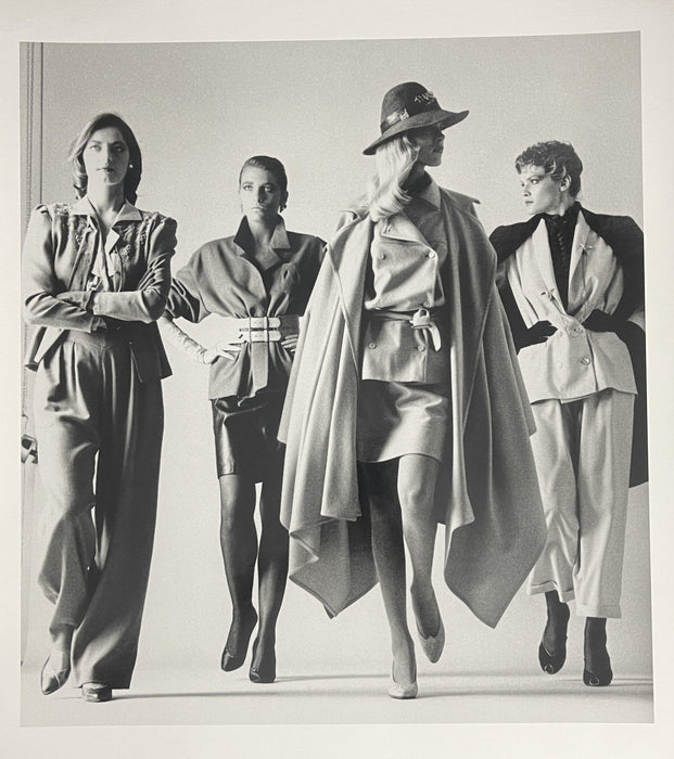 "Sie Kommen, Paris, 1981 (Dressed)"by Helmut Newton 20x24 Vintage Silver Gelatin Print - Helmut Newton