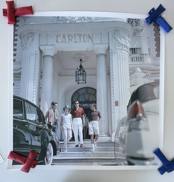 "Staying at the Carlton #1/150" 40x40 C-print Limited Edition by Slim Aarons (Inquire for Price) - Slim Aarons