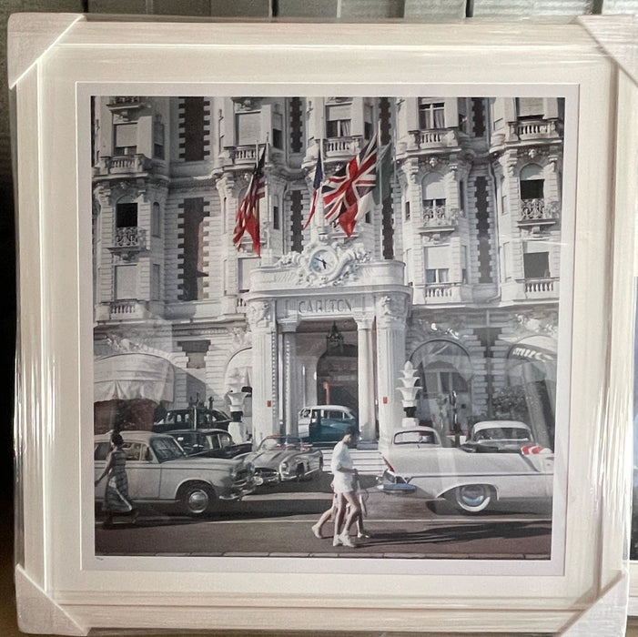 "The Carlton Hotel" by Slim Aarons 40x40 Framed Estate Stamped Limited Edition 12/150 Getty Images Collection (Inquire for Price) - Slim Aarons